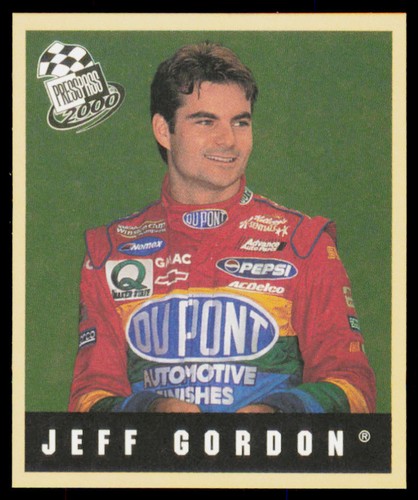 2000 press pass jeff gordon - press,